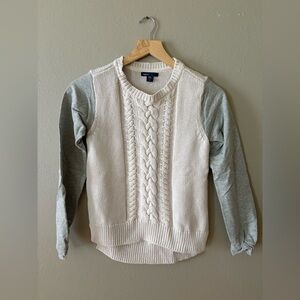 Gap Kids mixed media sweater